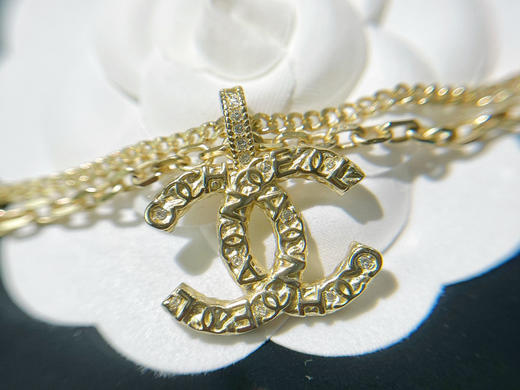 CHANEL香奈儿双c双层项链毛衣链 商品图7