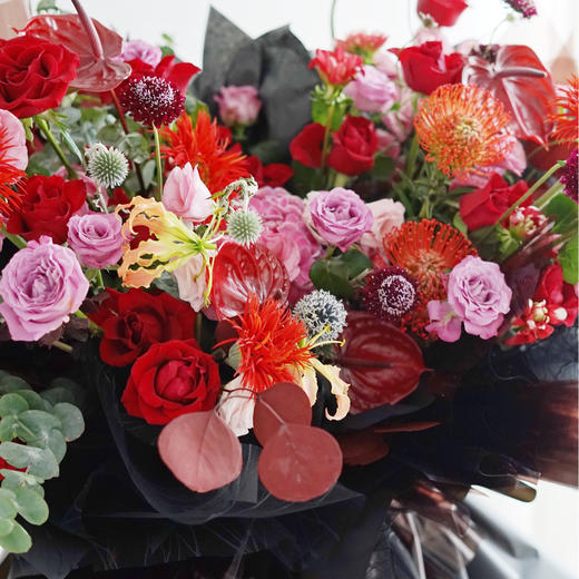 「欢乐颂」-巨型红色系花束 商品图2