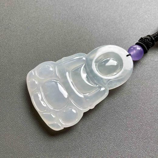 冰种飘阳绿翡翠大观音 商品图5