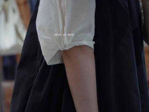 elsa esturgie 复古中袖灯笼袖T恤上衣 商品图6