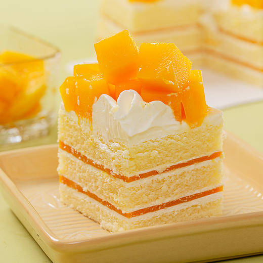 卡吉诺芒果立方4吋分享蛋糕 商品图1