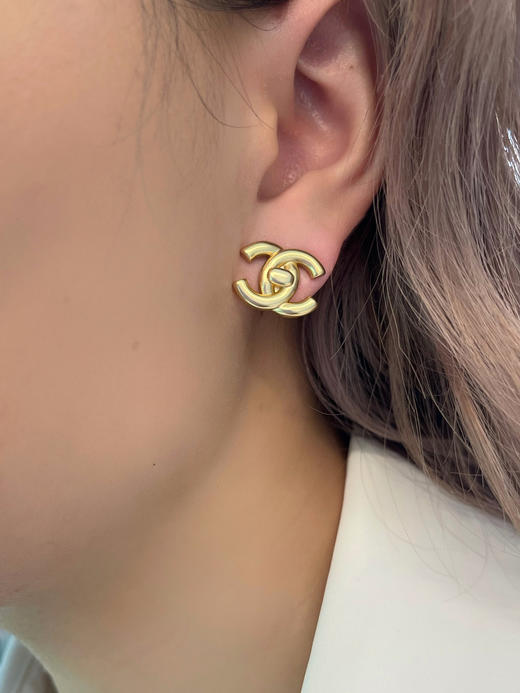 CHANEL香奈儿双C耳钉耳环 商品图0