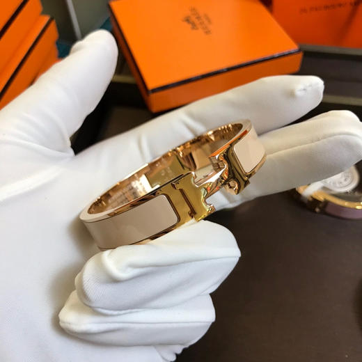 爱马仕H手镯-奶茶色珐琅 商品图1