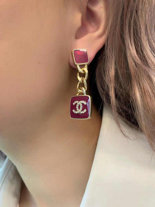 CHANEL香奈儿双c耳钉耳环 商品图0