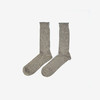 RoToTo LINEN COTTON CREW SOCKS日本奈良职人制棉麻罗纹袜子 商品缩略图0