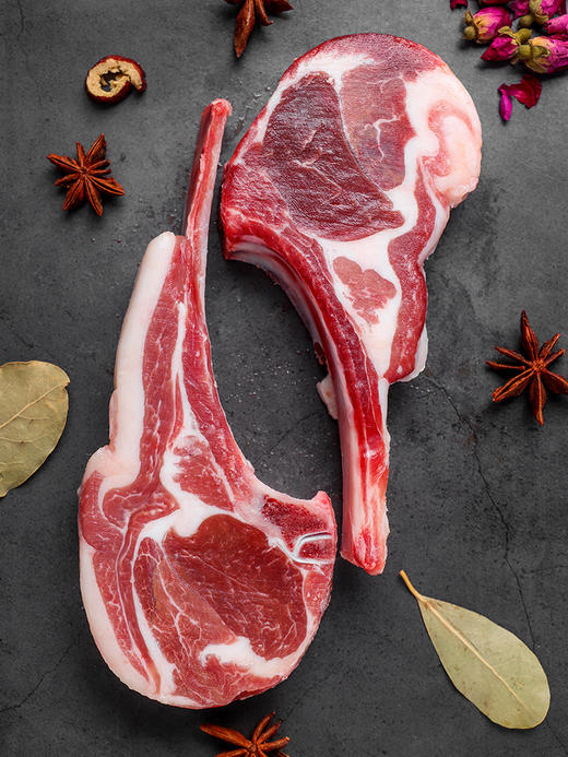 手抓羊排原切山姆同款原味无腌制香煎法式羊排600g，送调料 商品图0