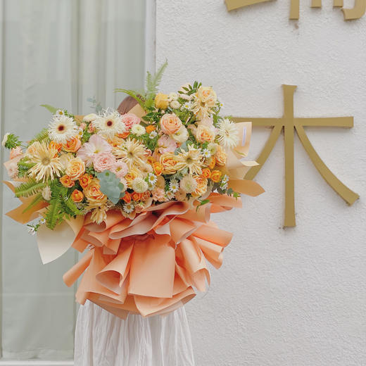 「清风向暖」-温暖色系巨型花束 商品图2