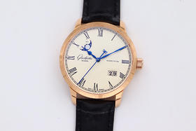 新升级版‼️采用纯进口机芯，GL格拉苏蒂参议员大日历 大窗口真月相功能