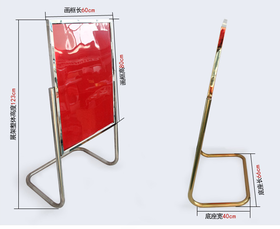 不锈钢指示牌 L型角 欢迎牌