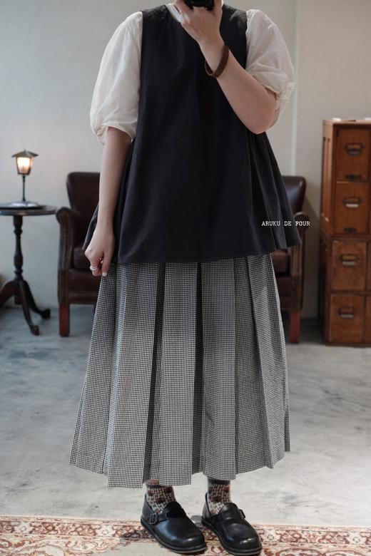 elsa esturgie 复古中袖灯笼袖T恤上衣 商品图2