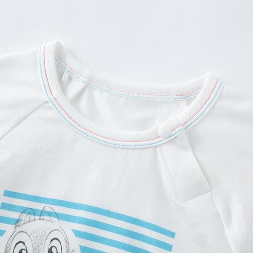 英氏儿童内衣套装居家服上衣裤子2021夏季短袖短裤YZJCJ21005A01 商品图1