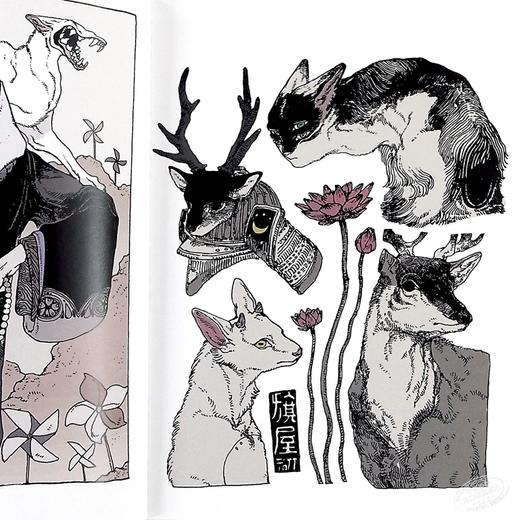 【中商原版】pib book系列画集5 妖怪 BOX特装版 日文原版 AYAKASHI 商品图5