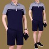 PDD-MRYD210427爸爸夏装套装中老年夏季休闲运动套装男短袖短裤大码宽松男装 商品缩略图4