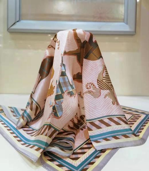 3F  ALA桑蚕丝小方巾 商品图1