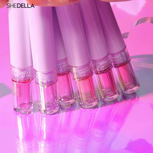 【四支优惠装】诗蒂娅水光空气镜面唇釉女水润持久不掉色口红成膜唇膏水果味唇彩七夕节 商品图3