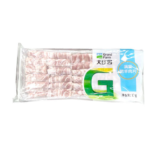 大庄园满宴肥羊肉片1000g 商品图0
