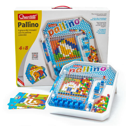 Quercetti启迪 学前系列 滚珠编图乐 Q1020 4岁-8岁 意大利 商品图1