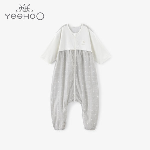 英氏婴儿睡袋宝宝春夏有机棉分腿睡袋防踢被YESFJ21002A01 商品图0