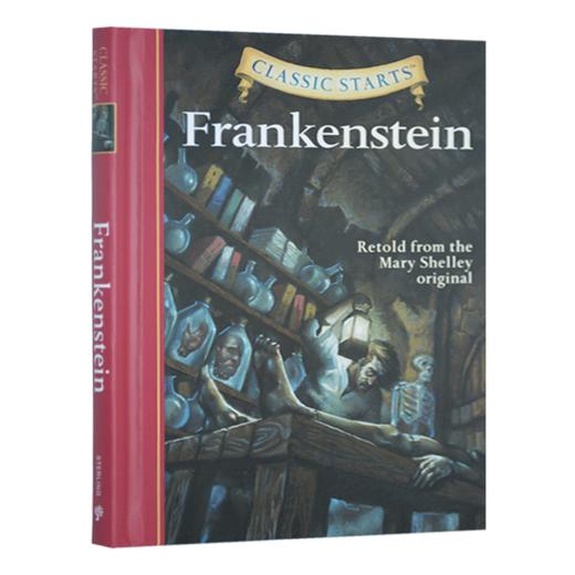 开始读经典 科学怪人 英文原版小说 Classic Starts Frankenstein 弗兰肯斯坦 英文版 儿童文学经典名著 精装 进口原版英语书籍 商品图0