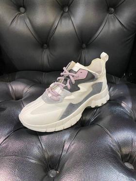 LFGJ女鞋 11702 双网透气拼色休闲运动鞋