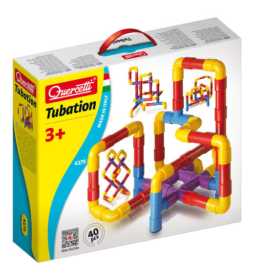 Quercetti启迪 构建系列 创意百变小拼管 Q4175 3+岁 意大利 商品图2