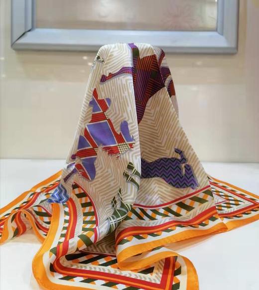 3F  ALA桑蚕丝小方巾 商品图0