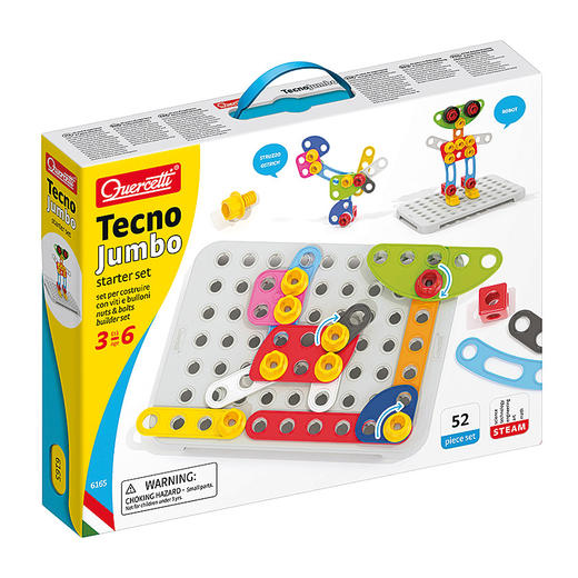 Quercetti启迪 构建系列 无具工程师初级版 Q6165 3岁-6岁 意大利 商品图2