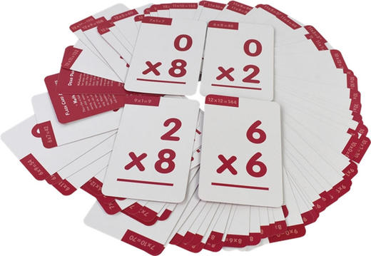 乘法运算 趣味学习闪卡 英文原版 Multiplication Flash Kids Flash Cards 儿童数学运算启蒙 英文版进口英语亲子互动便携卡片 商品图2