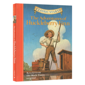 开始读经典 哈克贝利费恩历险记 英文原版小说 Classic Starts The Adventures of Huckleberry Finn 英文版儿童文学经典名著书籍