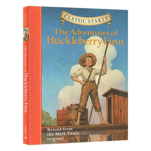 开始读经典 哈克贝利费恩历险记 英文原版小说 Classic Starts The Adventures of Huckleberry Finn 英文版儿童文学经典名著书籍 商品图0