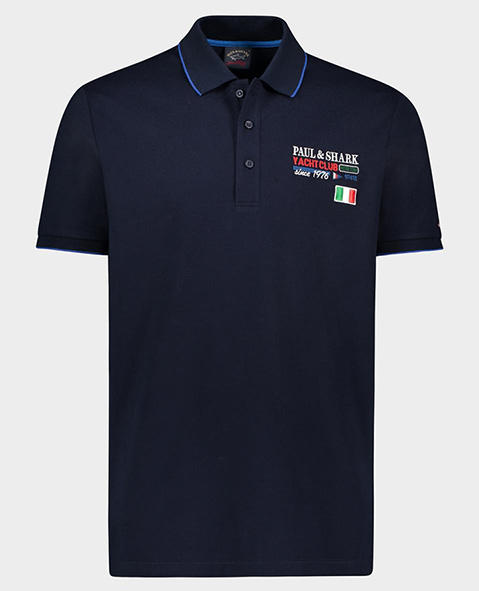 鲨鱼/PAUL&SHARK 翻领短T 商品图0