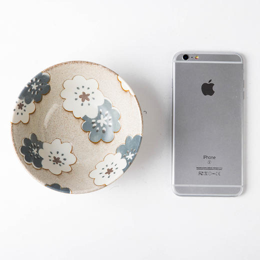 【AITO】日本原产 美浓烧Nordic Flower陶瓷碗碟 冬雪 商品图5