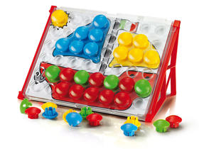 Quercetti启迪 早教系列 幼儿拼图123（基础装）Q4195 2+岁 意大利