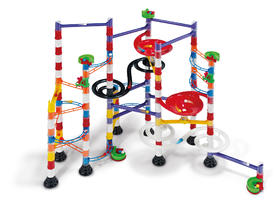 Quercetti启迪 滚球系列 超级立体管道迷宫组合 Q6588 6+岁 意大利
