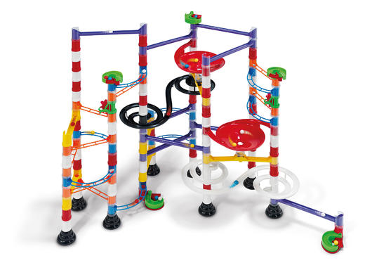 Quercetti启迪 滚球系列 超级立体管道迷宫组合 Q6588 6+岁 意大利 商品图0