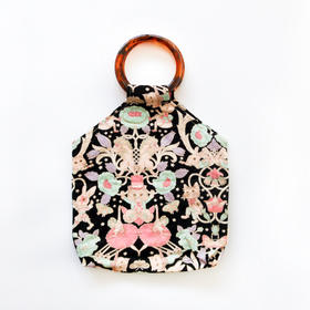 HUJI祤集Amber手提包插画马戏团喵喵