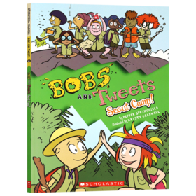 童子军夏令营4 英文原版 Scout Camp Bobs and Tweets 4 系列章节书 儿童文学故事书 Scholastic 英文版进口原版英语书籍