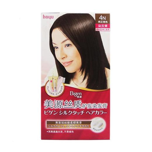 美源丝质护发染发膏/染发霜   染发膏4N-纯正棕色 商品图0