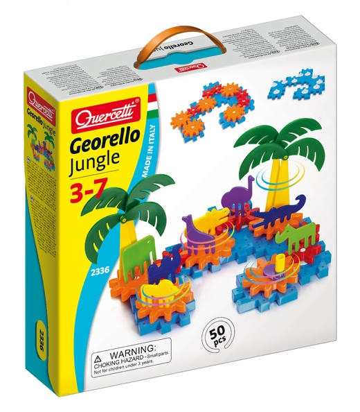 Quercetti启迪 构建系列 原始森林齿轮组合 Q2336 3+岁 意大利 商品图1