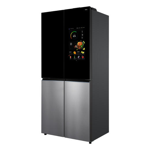 TCL 灵悉C12系列 510升十字对开急冷智屏大屏冰箱 极速制冷 膳食管理 蓝点魔盘快速制冷 厨房娱乐R510C12-UA 商品图3