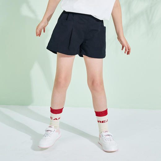 【爆款特价】龙之涵 亲子款女童花苞腰纯棉短裤 水洗棉布料 100%棉 婴幼儿A类标准 商品图12