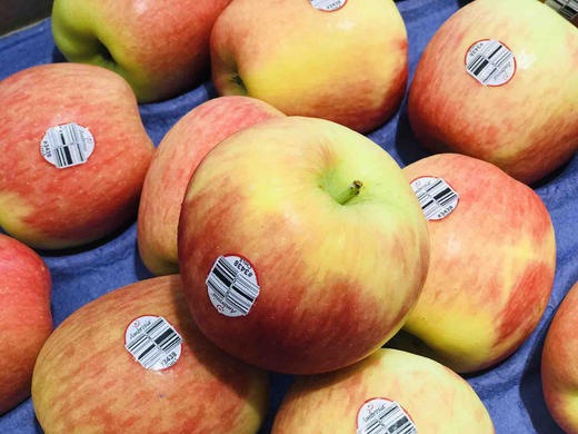 智利ambrosia神仙苹果脆甜多汁非常清脆果味浓郁好吃单颗约200g