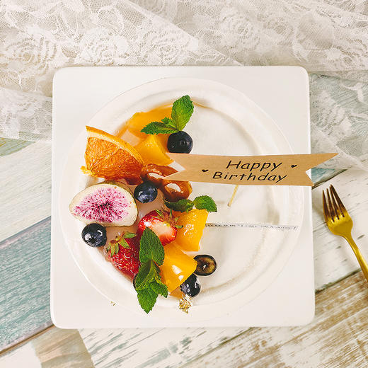 【快乐时光】ins风网红  水果蛋糕 酸奶油 商品图1