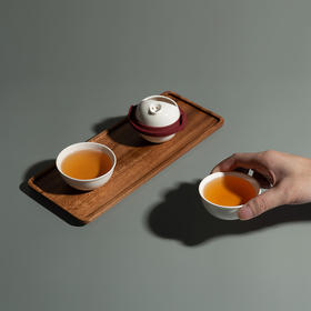 研物坊丨逢缘快客杯 便携旅行茶具 酒红