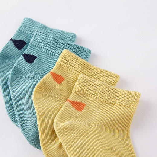 英氏儿童袜子春夏薄袜男女宝宝针织蚕丝柔软印袜子YIWCJ01031A01 YIWCJ01030A01 商品图3