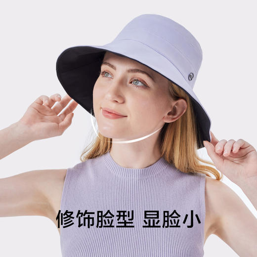 【环绕式防护 修饰脸型】蕉下防护帽女双面百搭渔夫帽大帽檐遮脸太阳帽子夏防自外线遮阳帽 商品图0