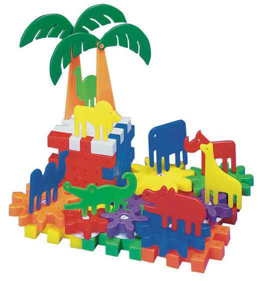 Quercetti启迪 构建系列 原始森林齿轮组合 Q2336 3+岁 意大利 商品图0