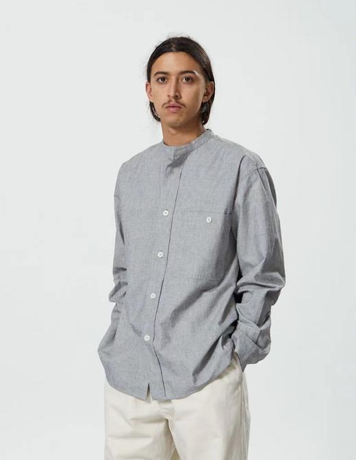 MHL 男士灰白色小立领衬衫 商品图1