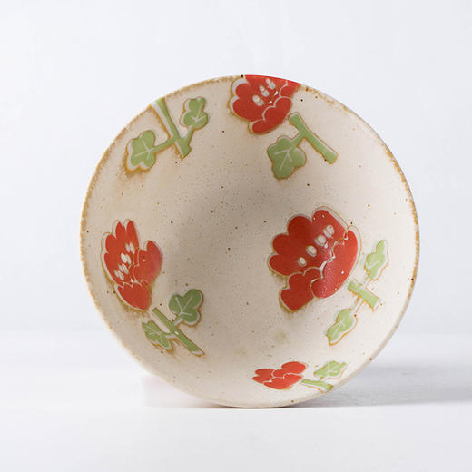 【AITO】日本原产 美浓烧Nordic Flower陶瓷碗碟 花朵夏荷 商品图5