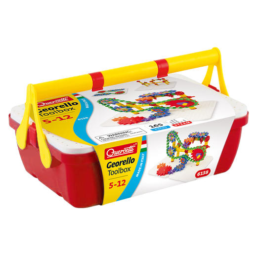 Quercetti启迪 构建系列 手提3D齿轮组合 Q6138 5+岁 意大利 商品图1